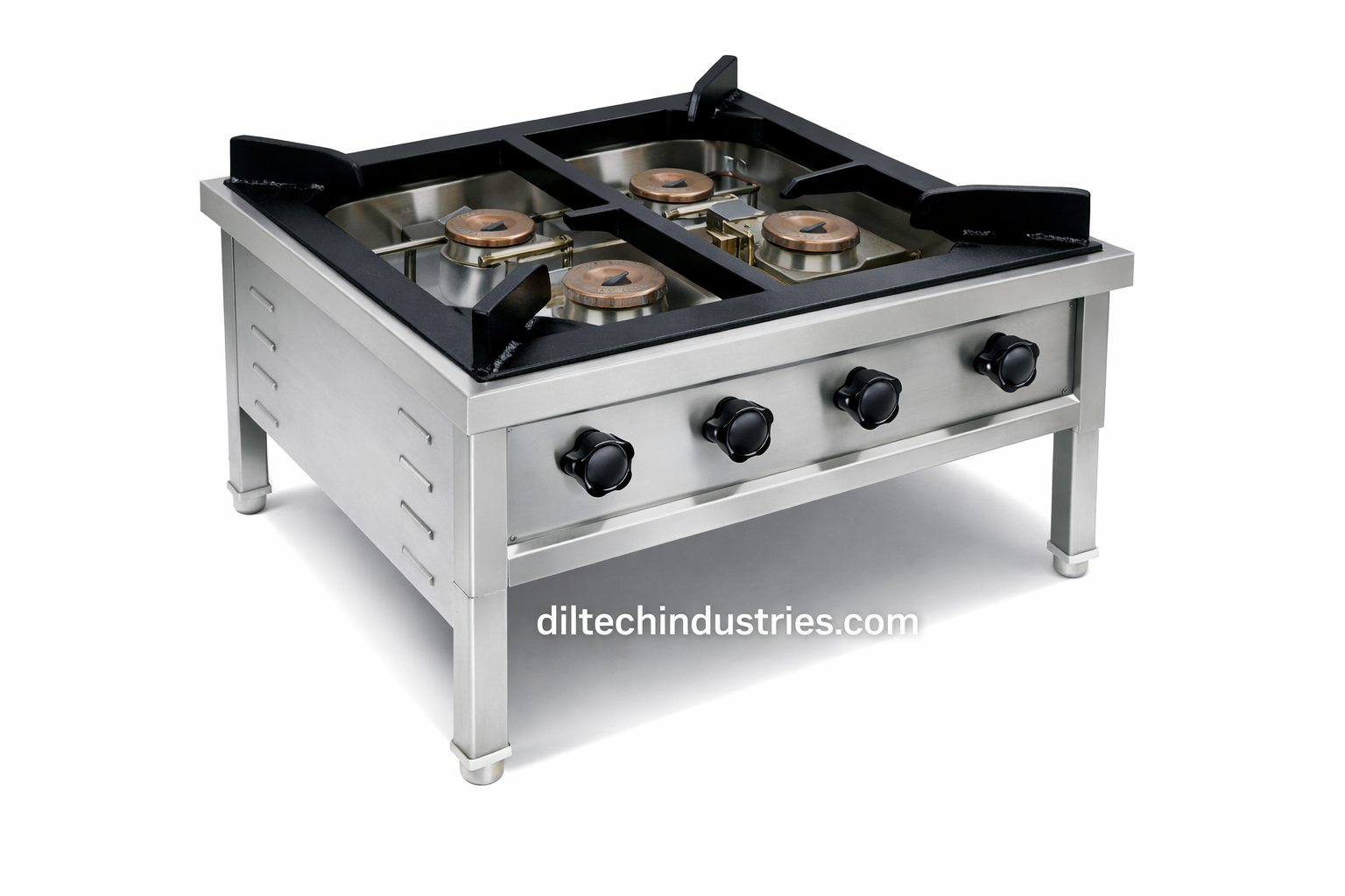 FOUR BURNER BULK COOKING RANGE